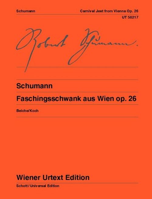WIENER URTEXT EDITION FASCHINGSSCHWANK AUS WIEN, OP. 26 - PIANO