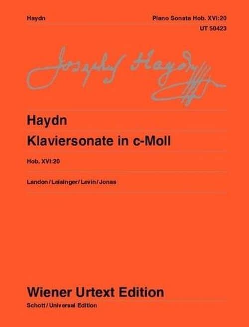 HAYDN J. - KLAVIERSONATE IN C-MOLL HOB. XVI:20 - PIANO