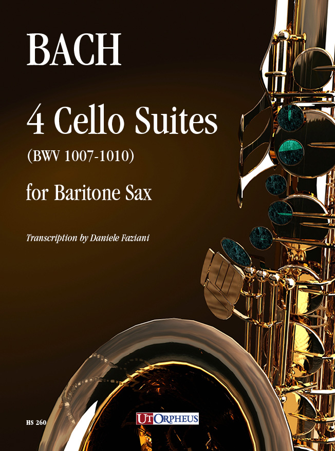 UT ORPHEUS BACH J.S. - 4 CELLO SUITES FOR BARITONE SAX 
