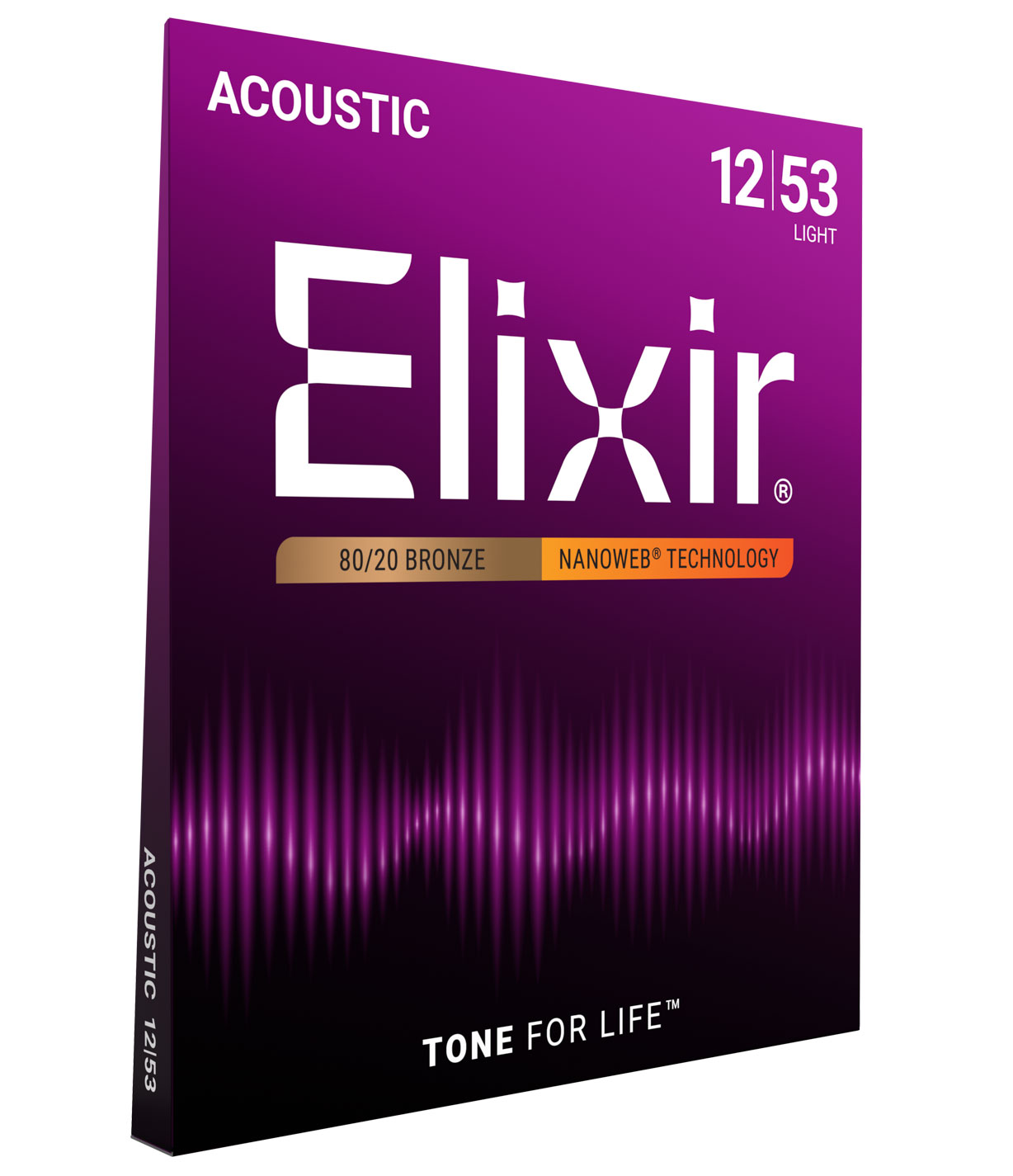 ELIXIR 11052 Nanoweb 80/20 Bronze Light 12-53