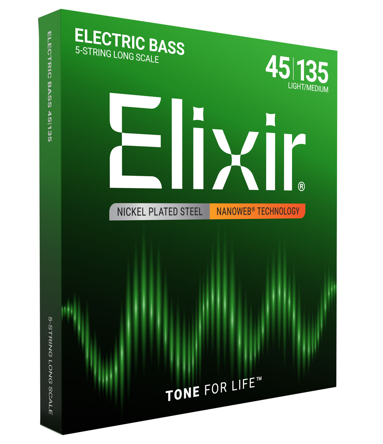 ELIXIR 14207 Nanoweb Nickel Light/medium 45-135