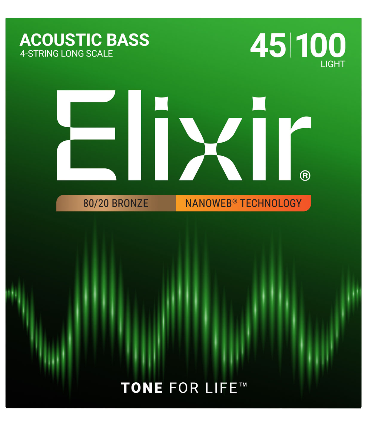ELIXIR 14502 NANOWEB BASSE.045 .065 .080 .100