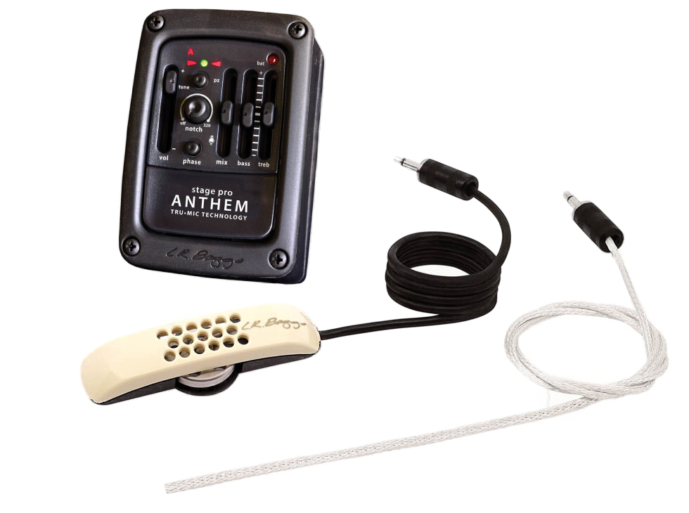 LR BAGGS Stage Pro Anthem, Preampli Sur Eclisse + Accordeur