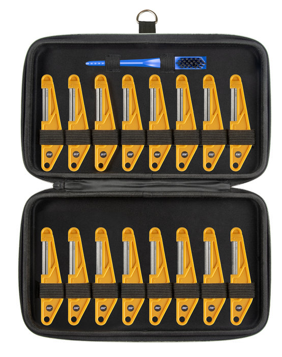 MUSICNOMAD MN676 DIAMOND COATED NUT FILE 16 PIECES