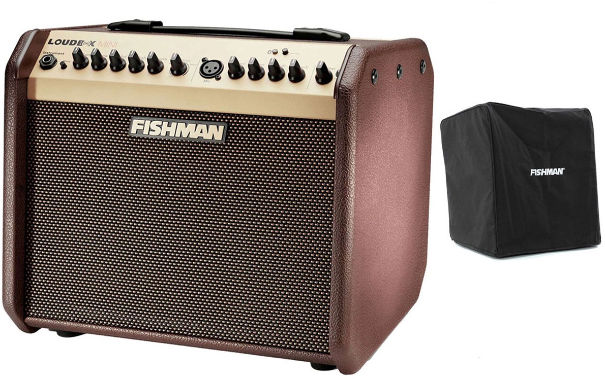 FISHMAN AMPS LOUDBOX MINI BLUETOOTH 60W + COVER BUNDLE