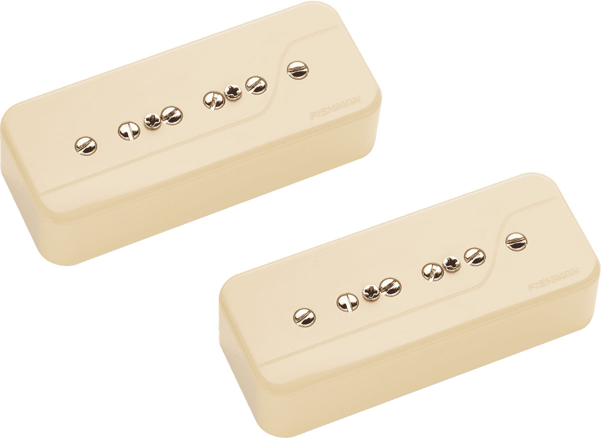 FISHMAN Set Fluence Sign. Series Greg Koch P90 Cream