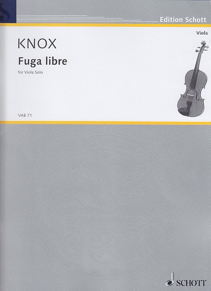 SCHOTT KNOX G. - FUGA LIBRE - ALTO