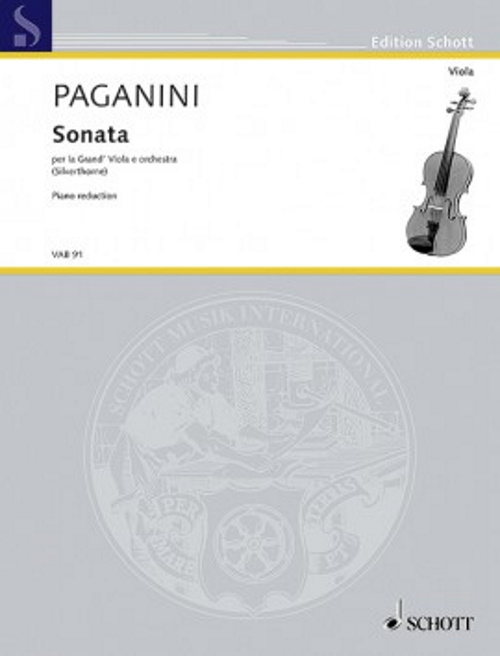 SCHOTT Paganini N. - Sonata Alto & Piano