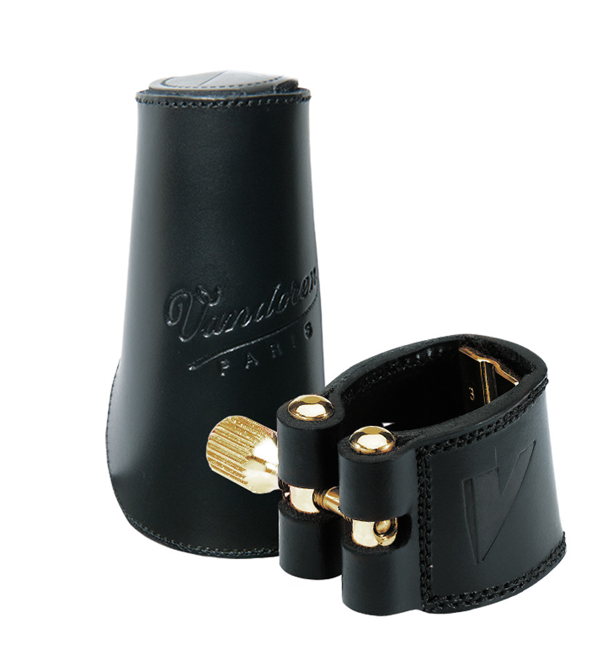 VANDOREN LIGADURA DE CUERO Y FUNDA DE BOQUILLA PARA TENOR - LC28L