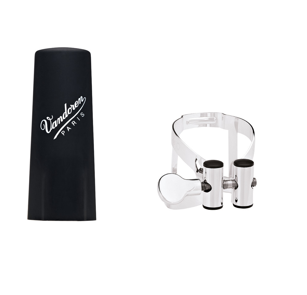 VANDOREN M/O SILVERED LIGATURE Bb WITH PLASTIC CAP - LC51SP