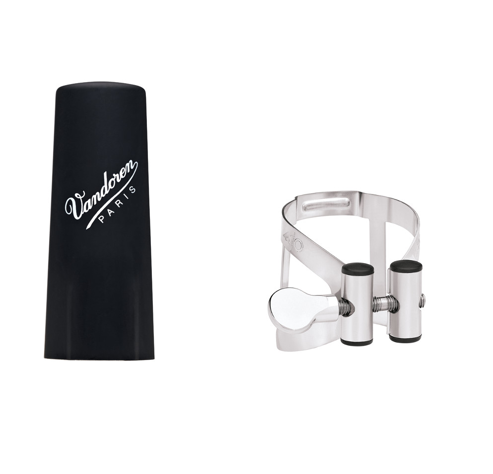 VANDOREN LIGATURE M/O BASS TIN PLASTIC MOUTHPIECE COVER