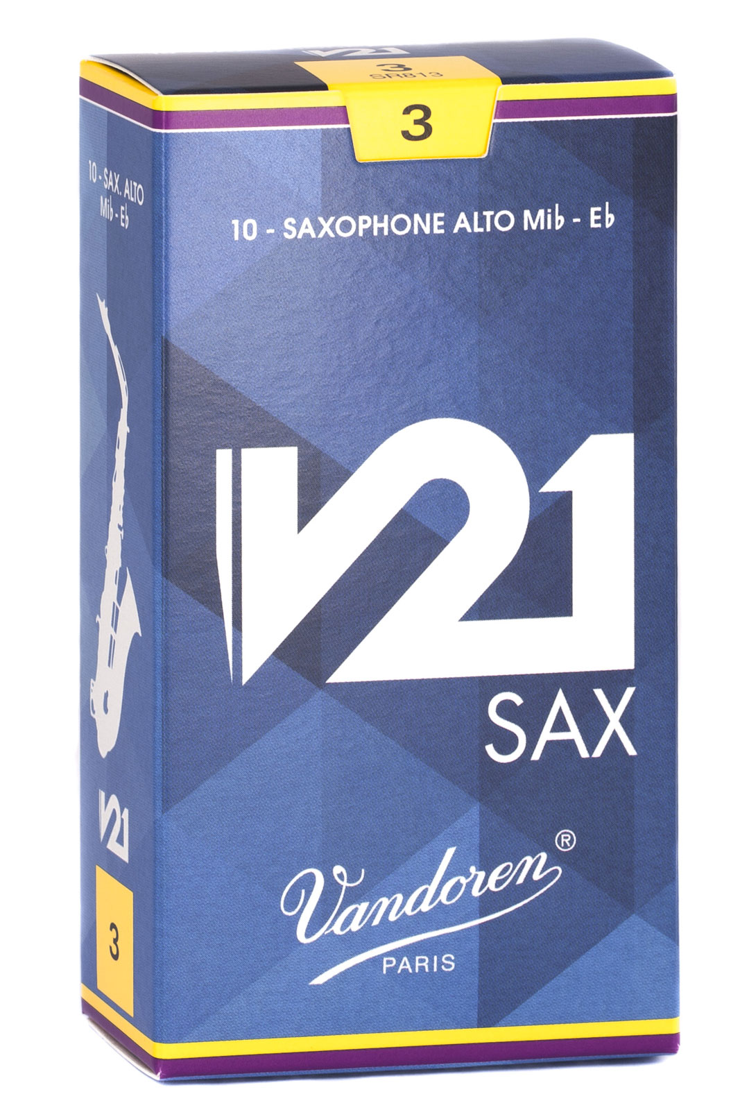 Vandoren Classic Blue Blätter 2.5 Alt Sax 10er Packung