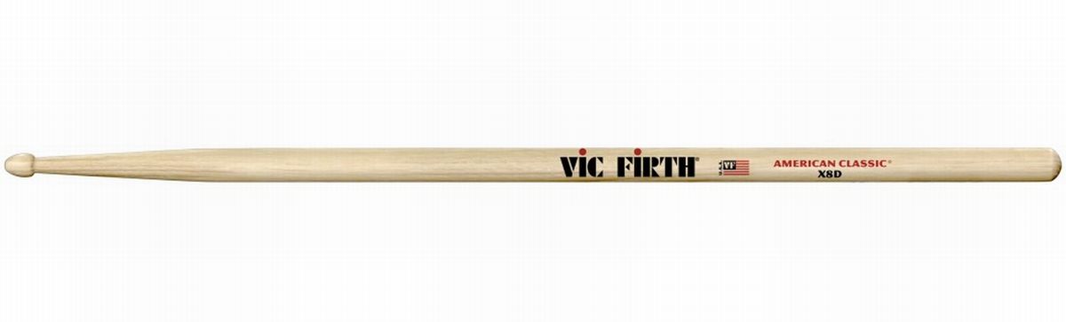 Vic Firth PVF X8D Baguette pour Batterie American Classic Hickory Olive Bois 8D Extreme 