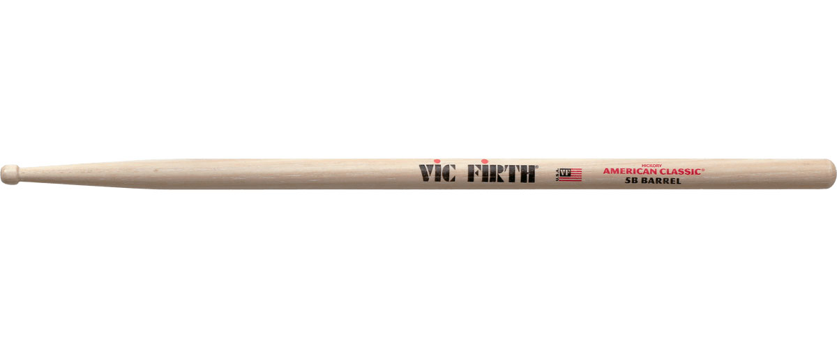 VIC FIRTH 5BBRL - AMERICAN CLASSIC HICKORY BARREL TIP