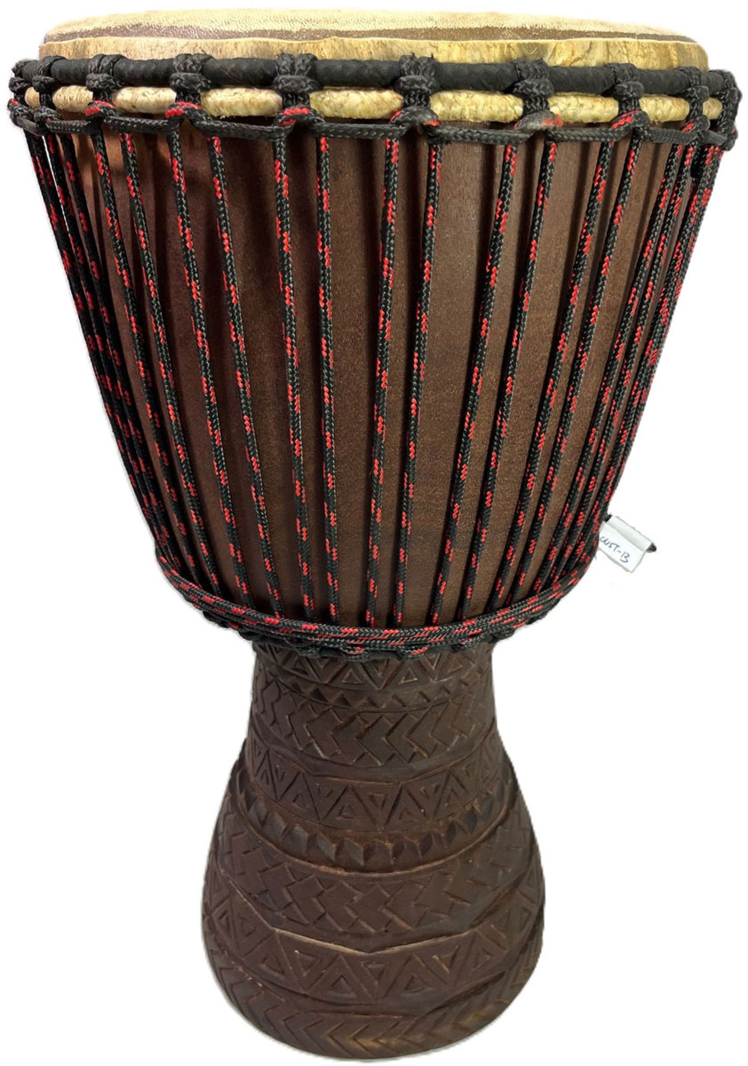 WASSOULOU Djembe Custom Grand 33-35 X 60-62CM + Housse (offerte)