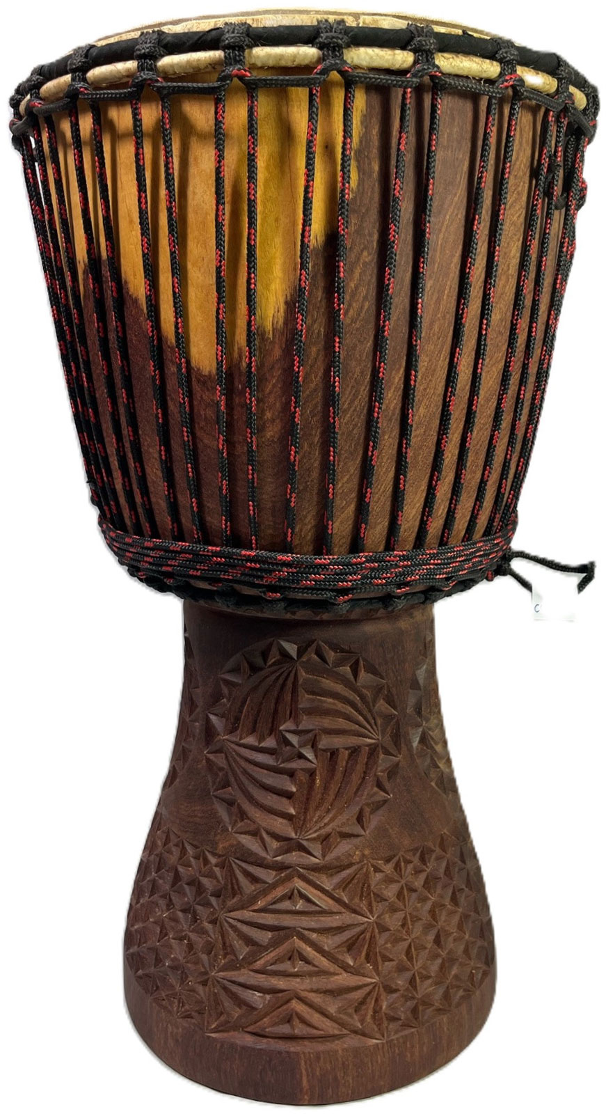 WASSOULOU CUSTOM DJEMBE LARGE 33-35 X 60-63CM 