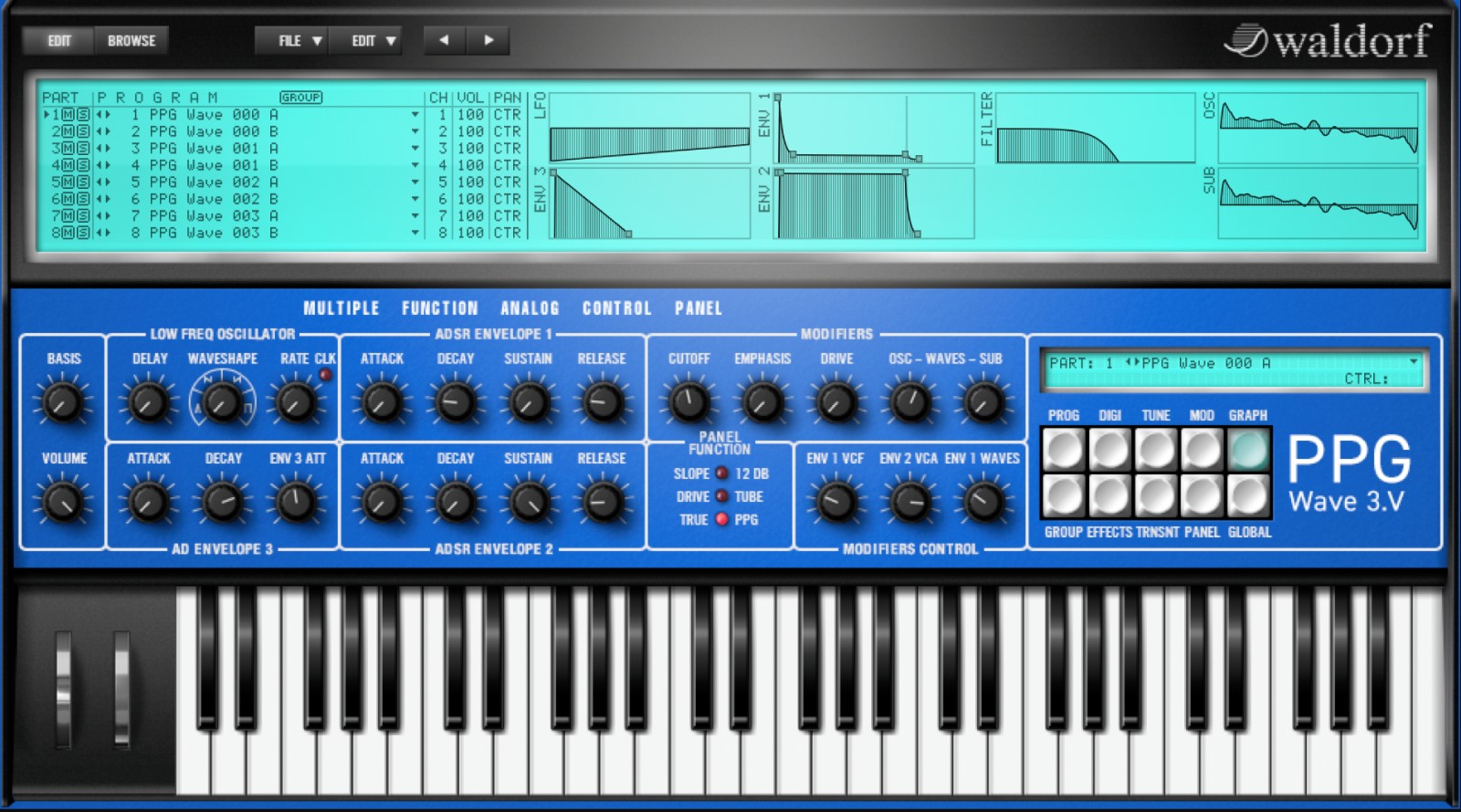 WALDORF PPG Wave 3V