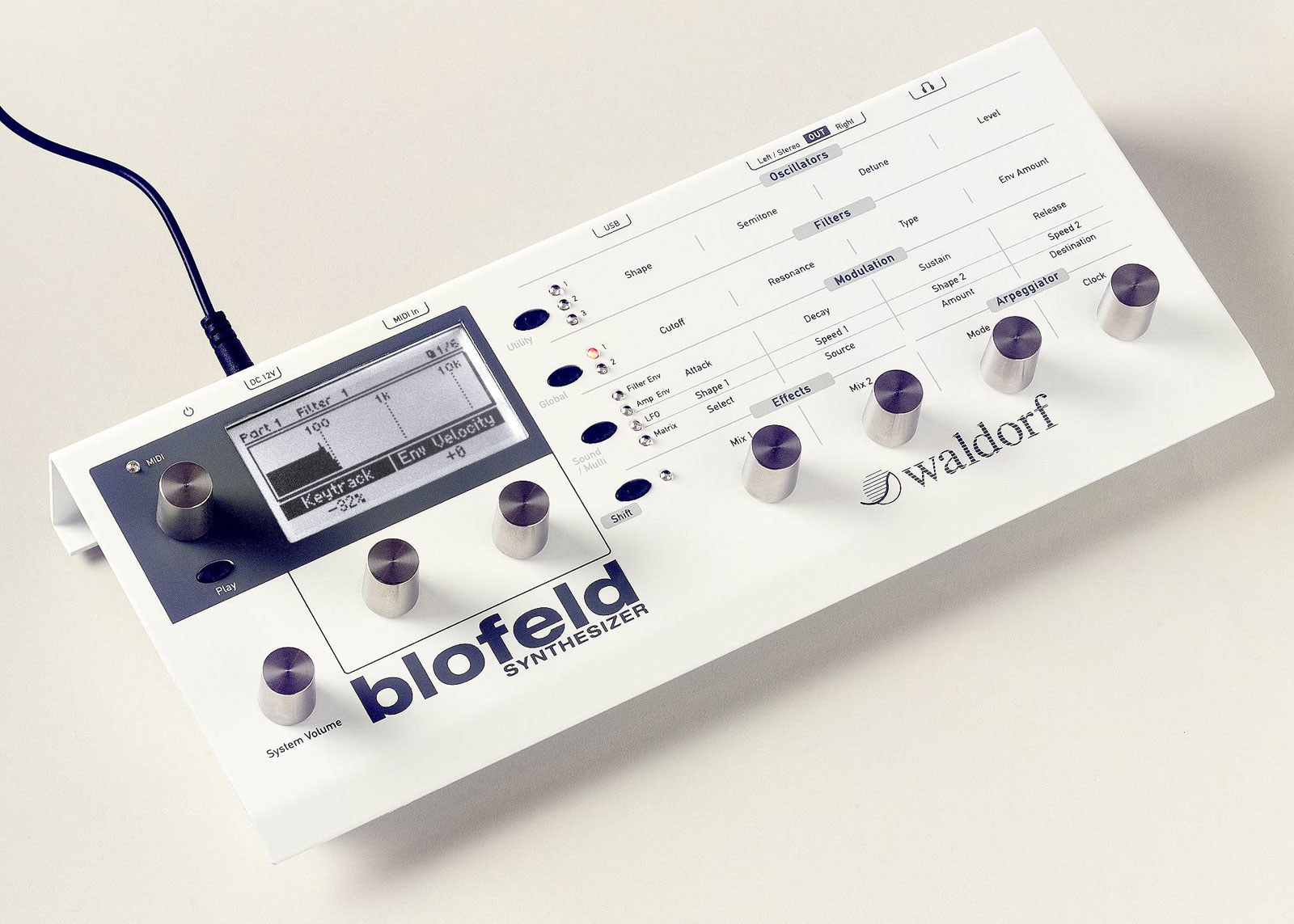 WALDORF BLOFELD DESKTOP WHITE
