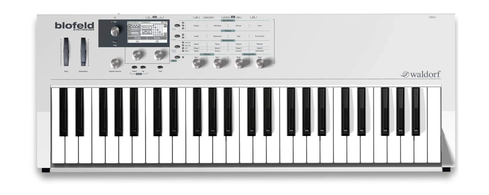 WALDORF BLOFELD KEYBOARD WHITE