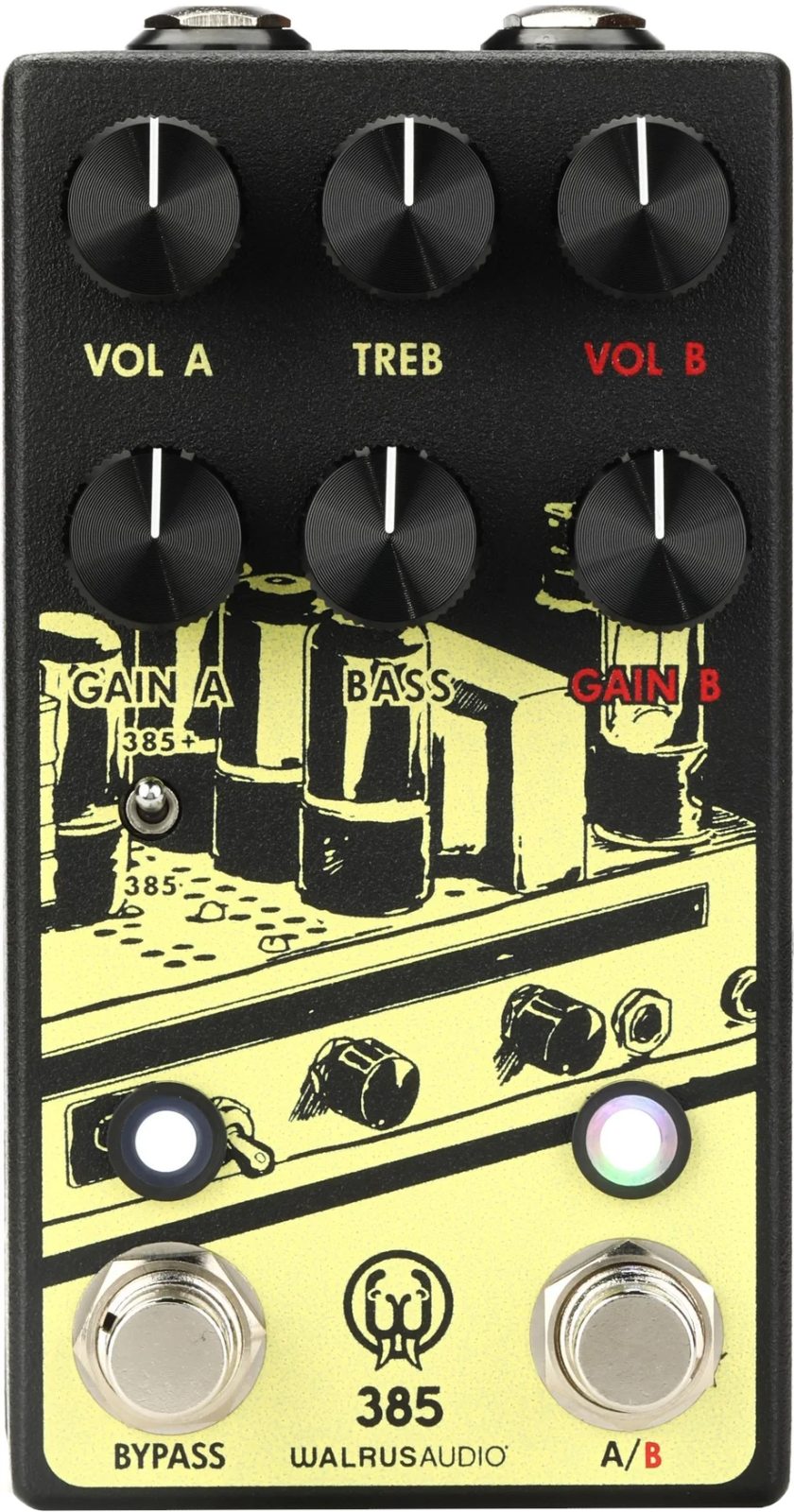 WALRUS AUDIO 385 OVERDRIVE MKII YELLOW