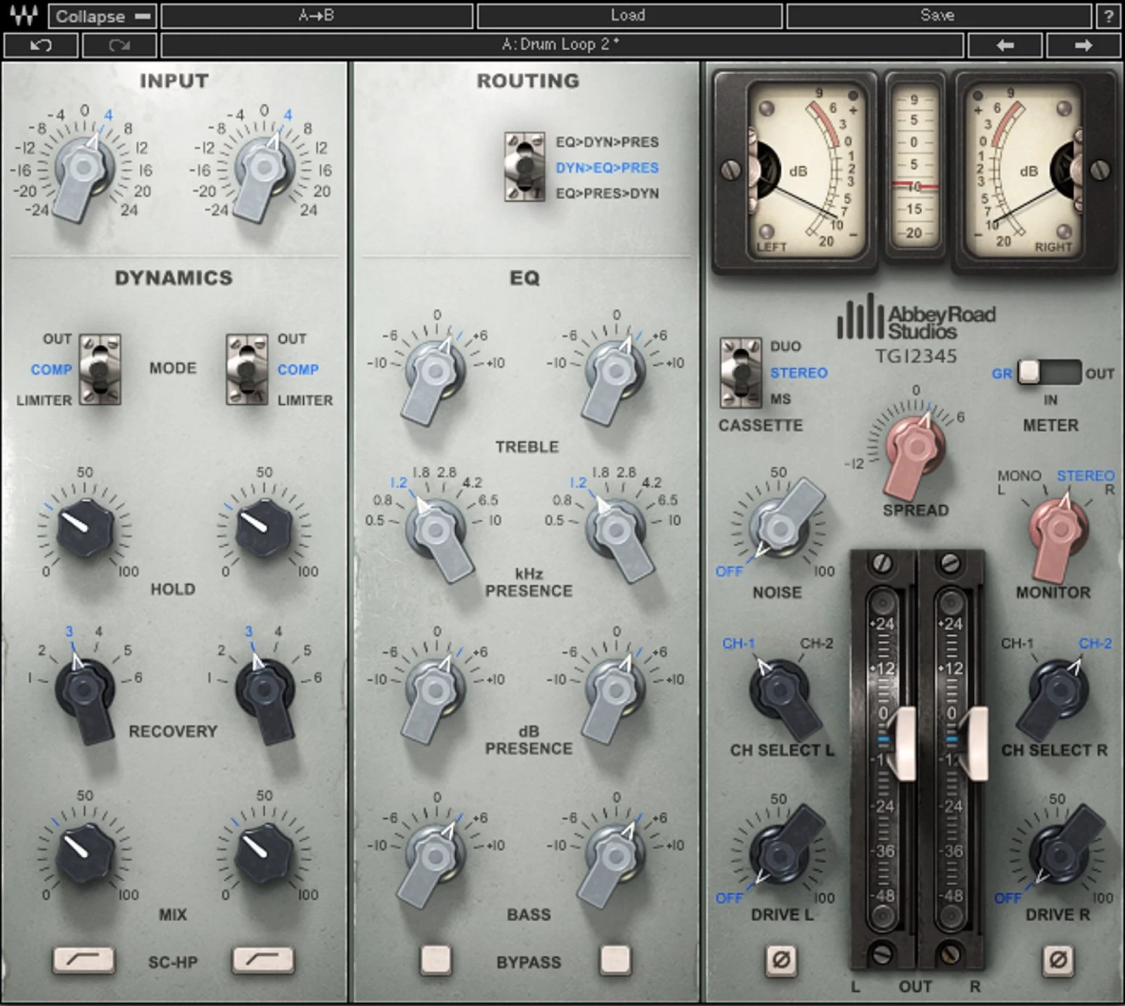 WAVES Abbey Road EMI TG12345 Channel