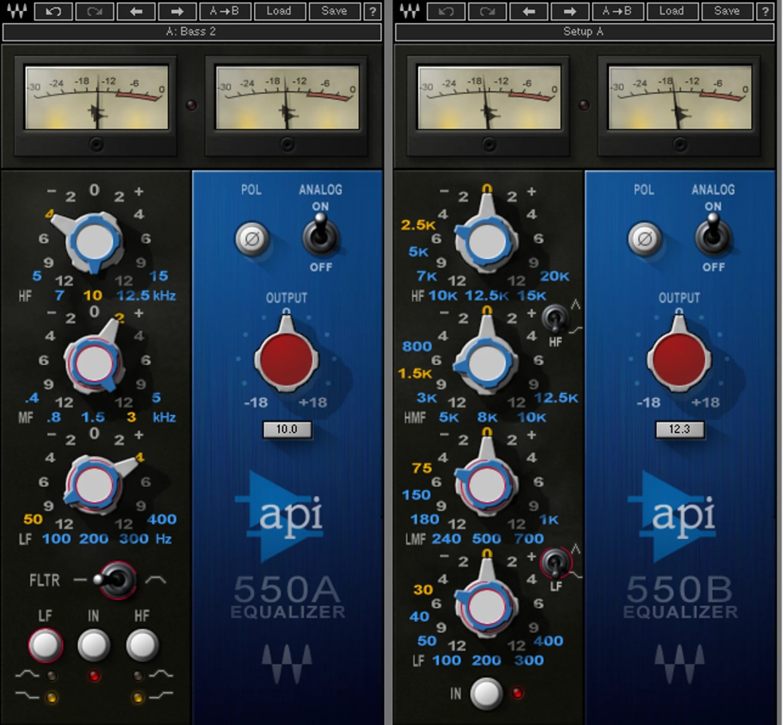 WAVES API 550