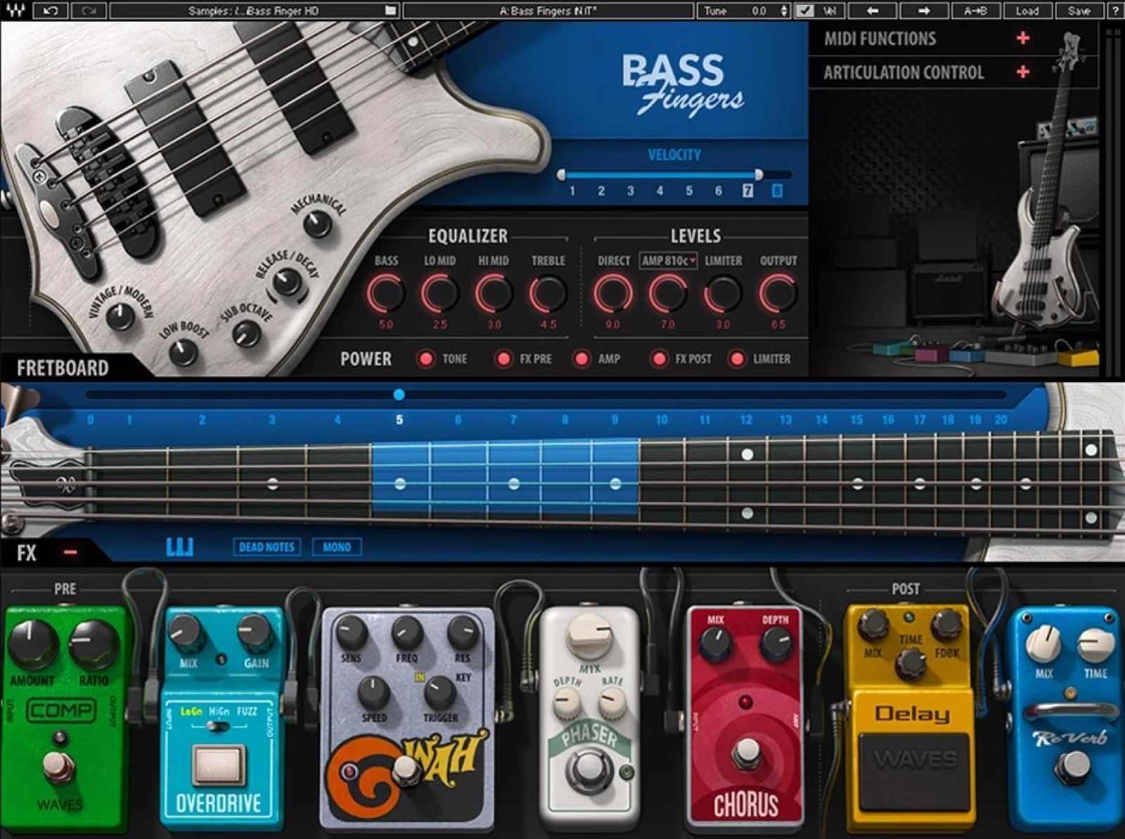 WAVES Bass Fingers