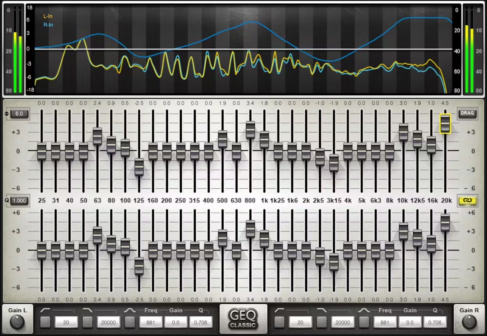 WAVES Geq Graphic Equalizer