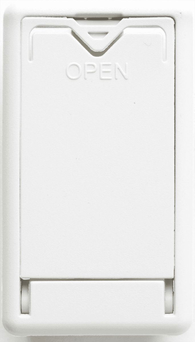 JIM DUNLOP WHITE BATTERY COVER