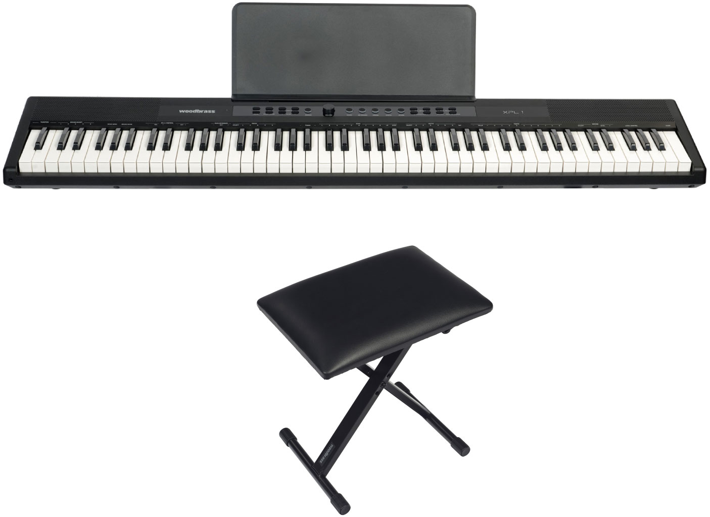 WOODBRASS XPL1 Schwarz + KBE20