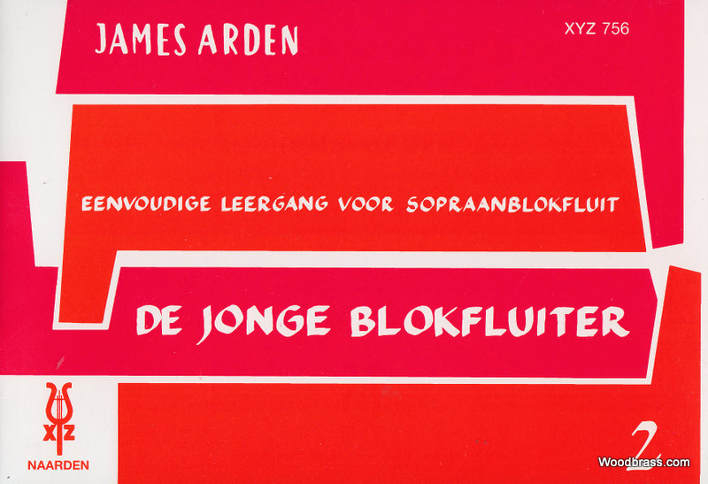XYZ ARDEN JAMES - DE JONGE BLOKFLUITER VOL.2 - SOPRANO RECORDER