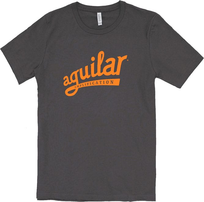 AGUILAR T-SHIRT GRIS-ORANGE SMALL