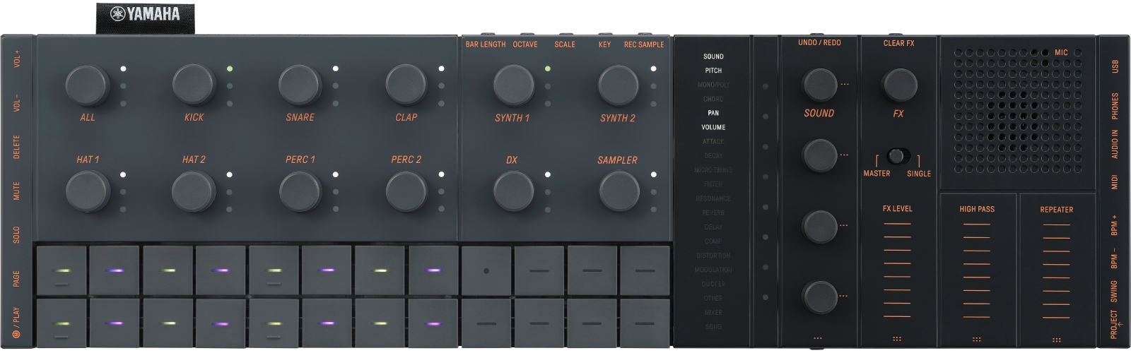 YAMAHA Seqtrak Black