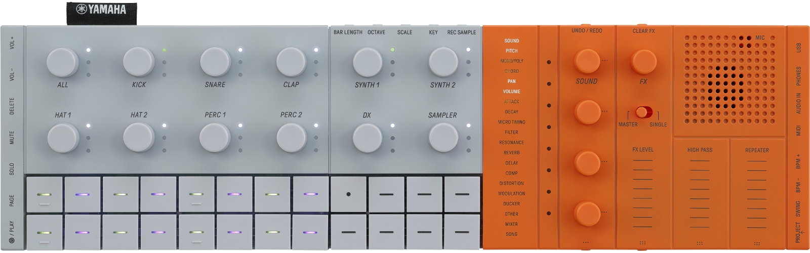 YAMAHA Seqtrak Orange