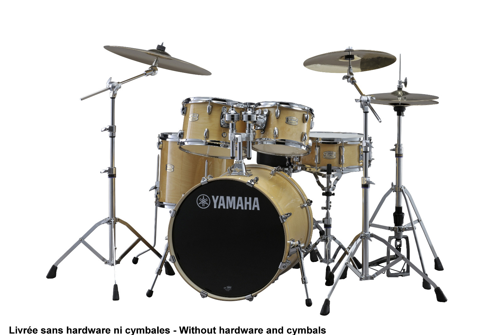 YAMAHA Stage Custom Birch Fusion 20 Natural Wood (sans Hardware)