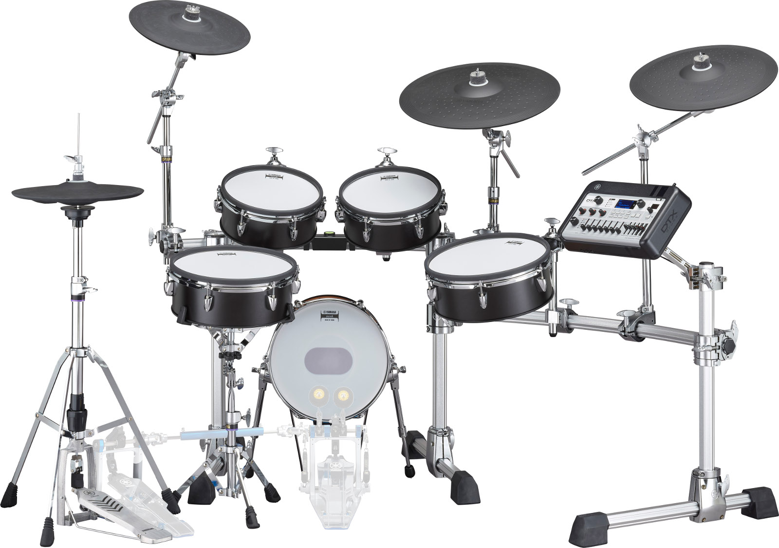 YAMAHA DTX10KM (pads Peaux Mesh) - Black Forrest