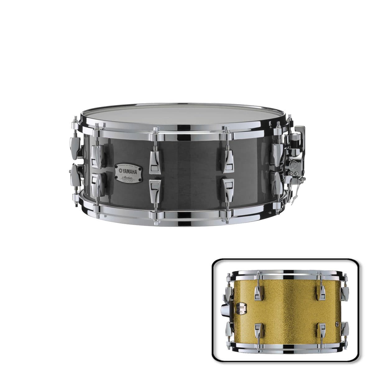 YAMAHA ABSOLUTE HYBRID MAPLE 14X6 GOLD CHAMPAGNE SPARKLE