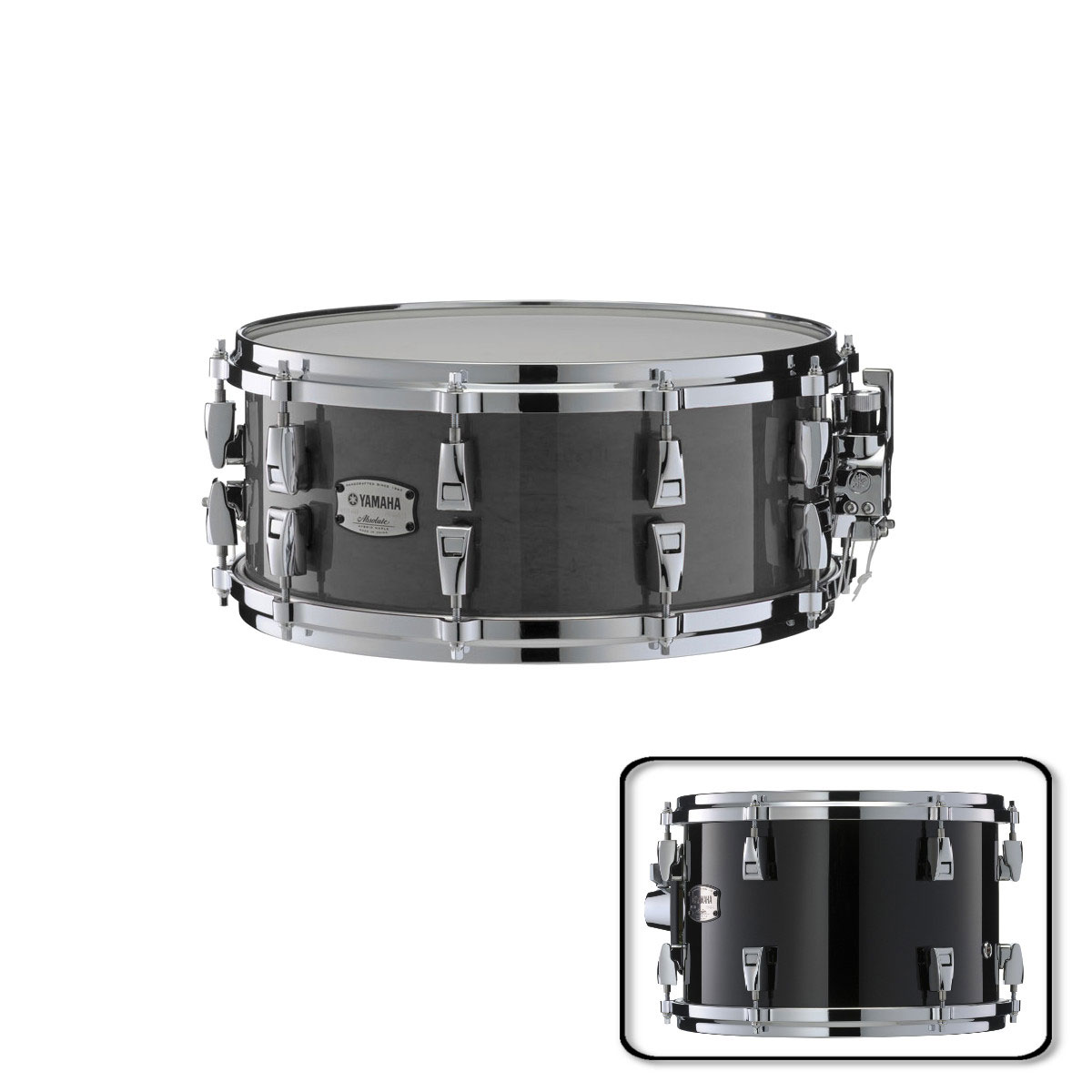 YAMAHA AMS1460 - ABSOLUTE HYBRID MAPLE C CLAIRE 14X6 SOLID BLACK