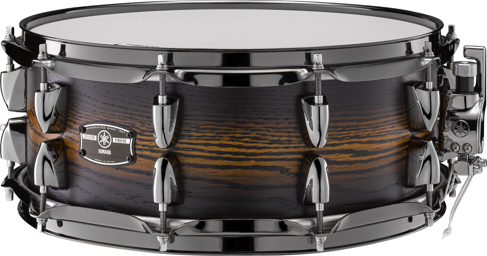 YAMAHA SNARE DRUM 14X5.5 LIVE CUSTOM HYBRID OAK EARTH SUNBURST