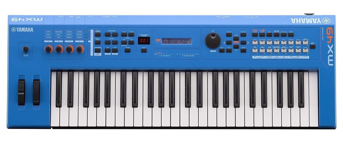 YAMAHA MX49 Bleu
