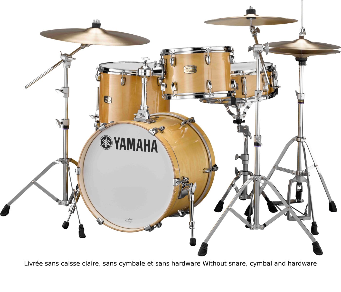 YAMAHA STAGE CUSTOM BIRCH BOP KIT NATURAL WOOD (SANS HARDWARE)