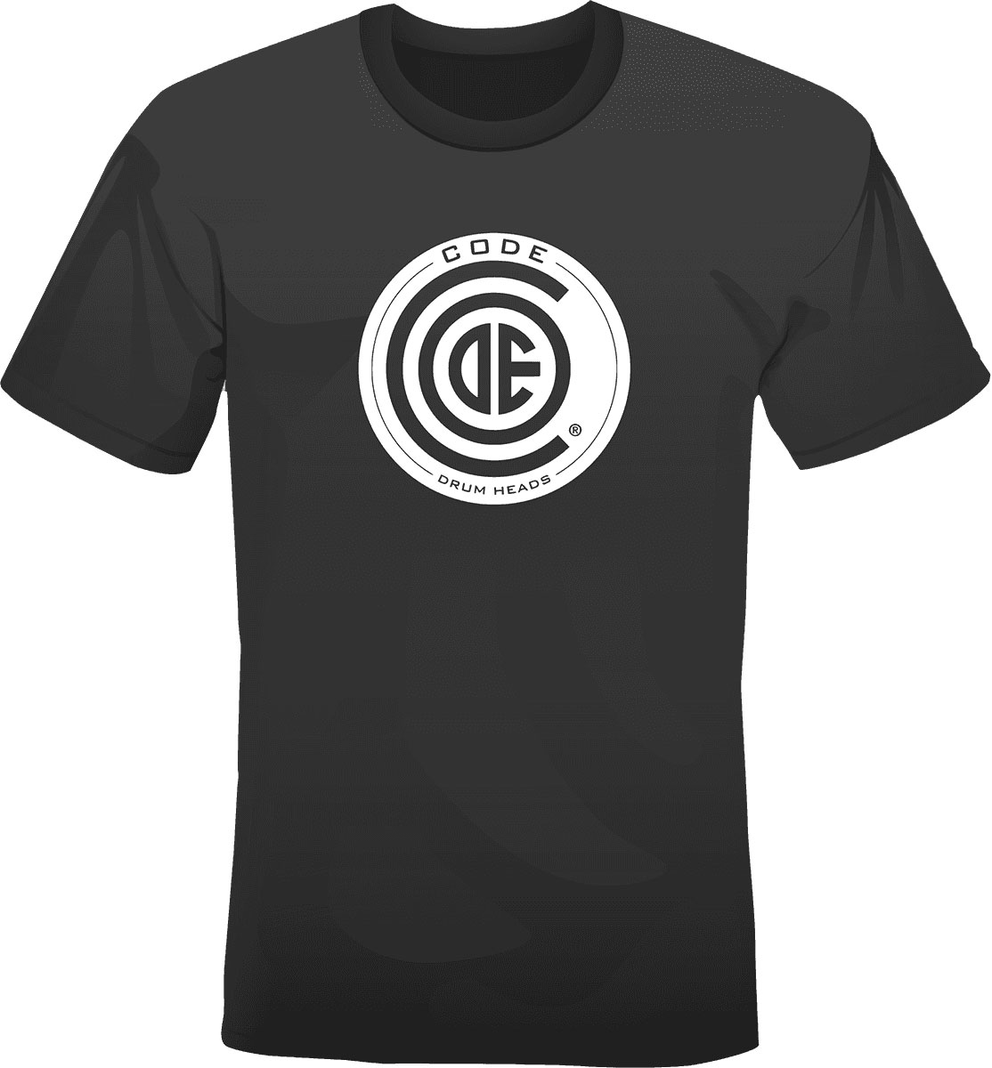 CODE DRUM HEAD Black Tshirt Xl