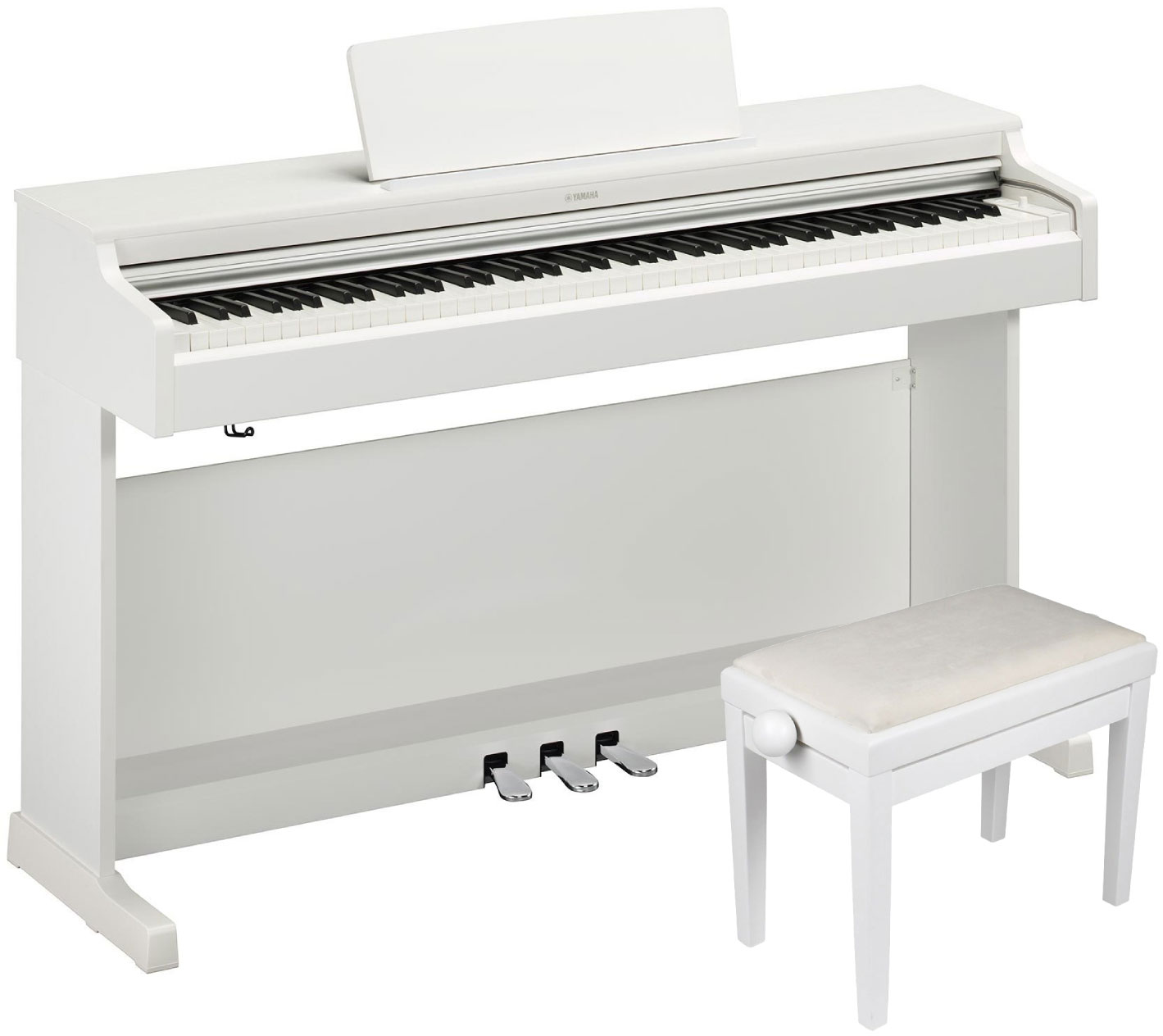 YAMAHA Arius YDP 165 white and his bench