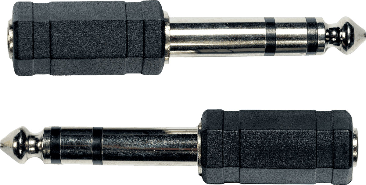 YELLOW CABLE AD04 Adaptateur Jack Male Stéréo Jack Fem. 3.5 MM - Lot de 2