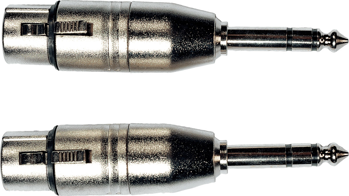 Yellow Cable Ad26 Xlr Femelle / Jack 6,35 Stereo Male (paire)