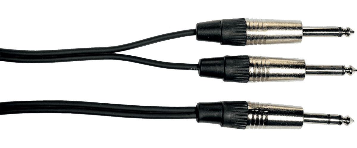 YELLOW CABLE Cordon 2 Jack Jack Stéréo 3 M