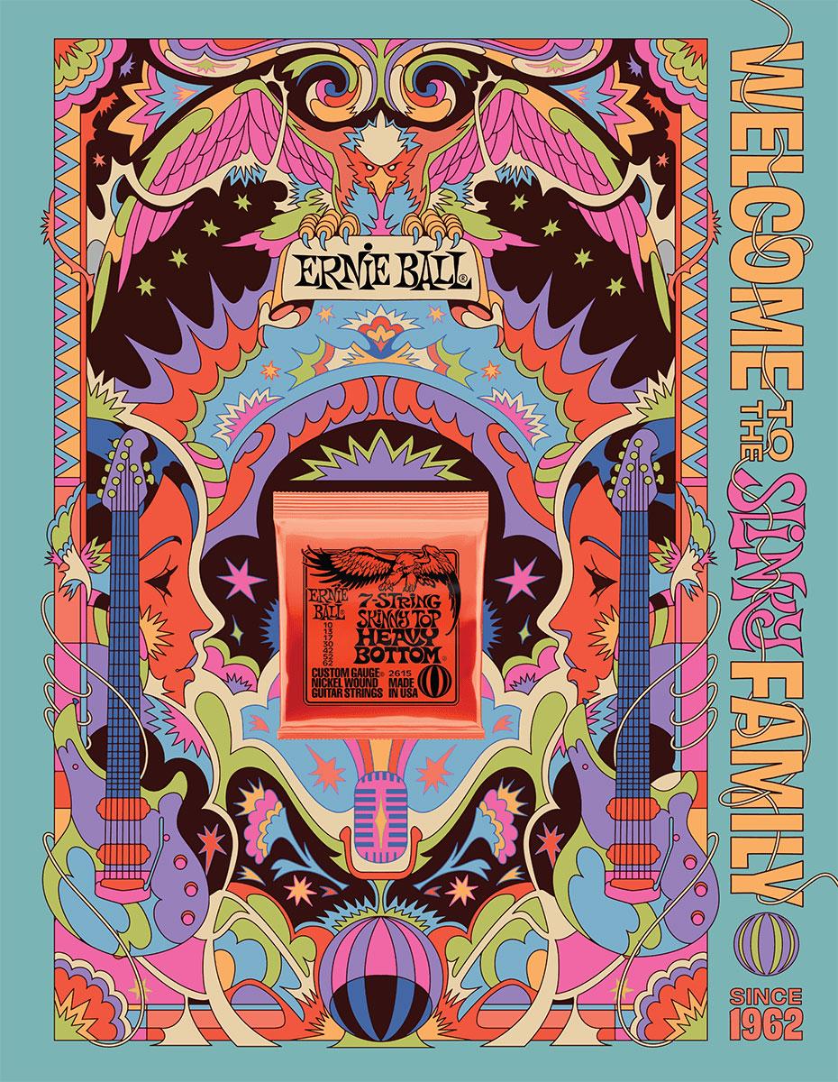 ERNIE BALL Poster Format A0 Sthb 7C