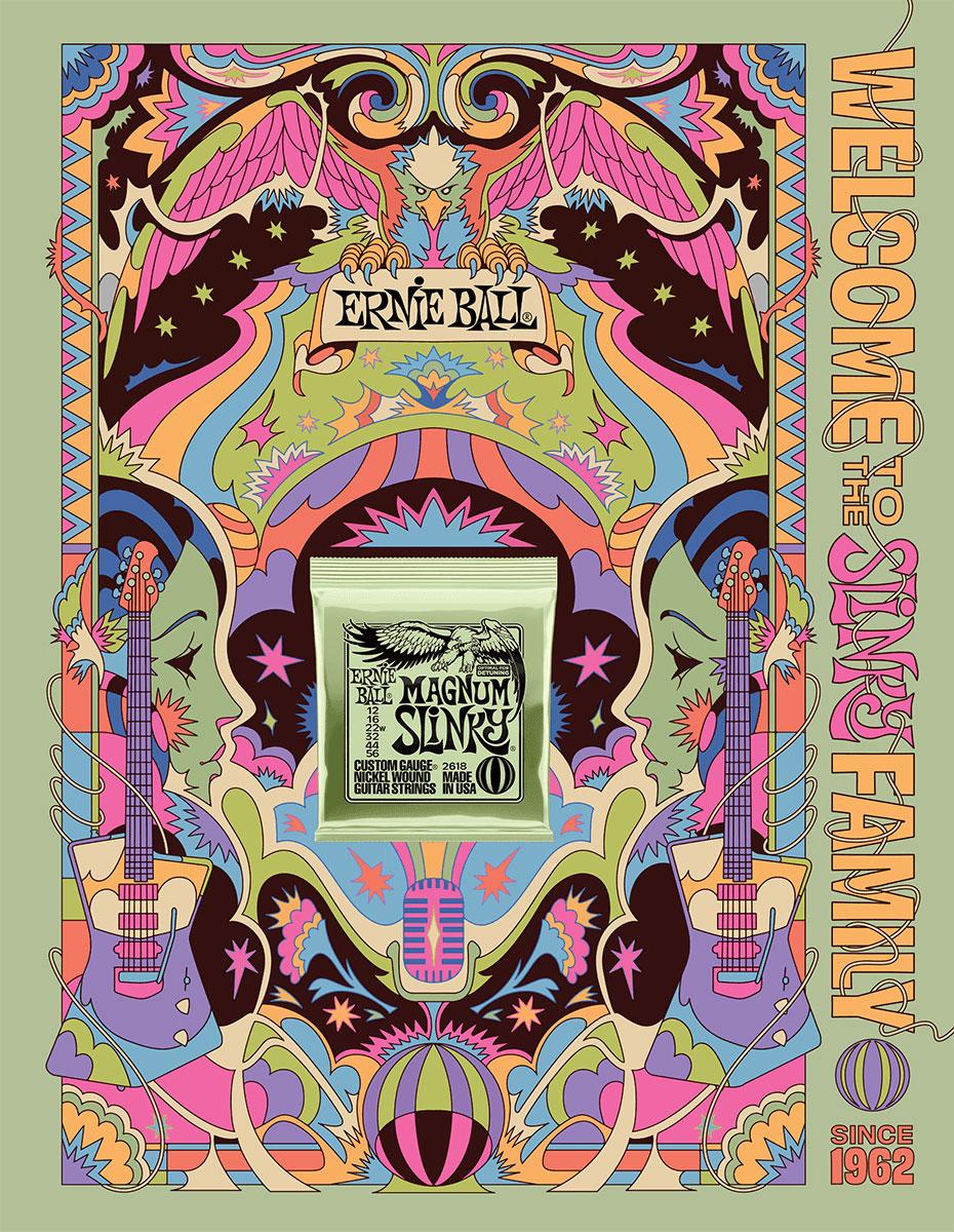 ERNIE BALL Poster Format A0 Magnum