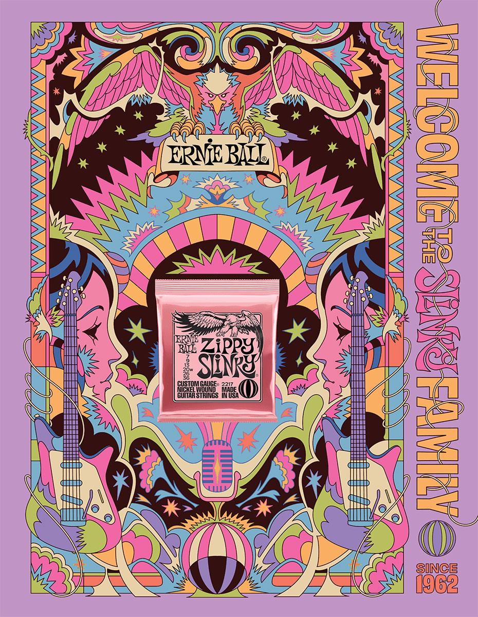 ERNIE BALL Poster Format A0 Zippy