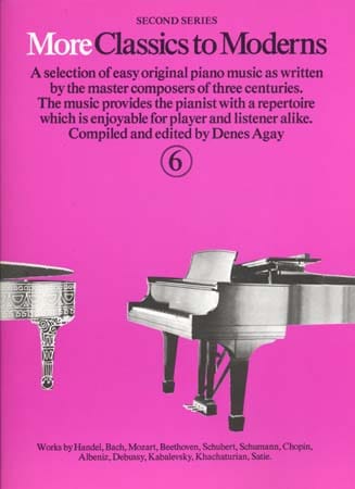 MUSIC SALES MORE CLASSICS TO MODERNS VOL 6 - PIANO